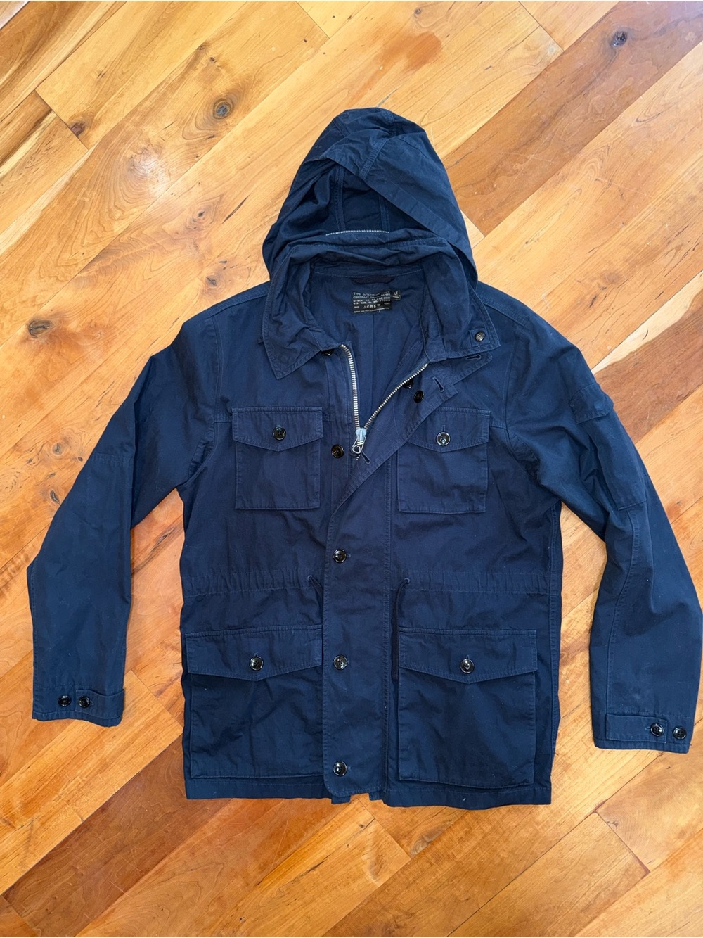 J. Crew Tall Field Mechanic Jacket - Navy - Large Tall
